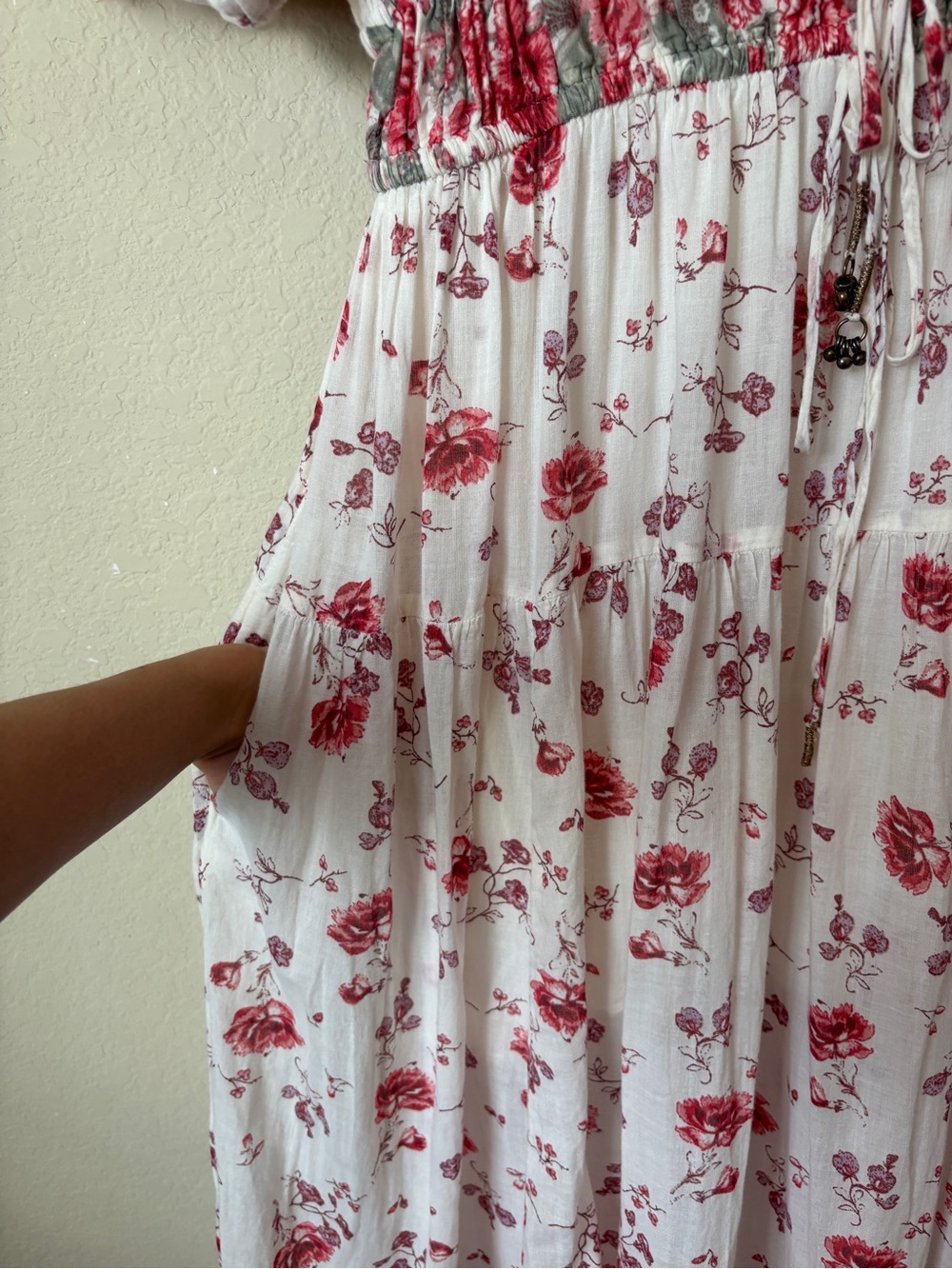 Free People Boho Cottagecore Prairie Floral Lysette Maxi Dress - Picture 10 of 15